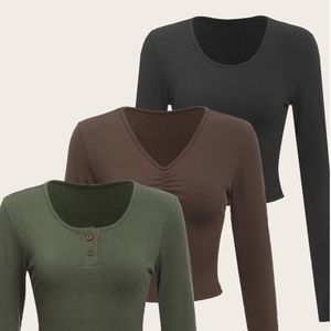 Long sleeve shirt brown